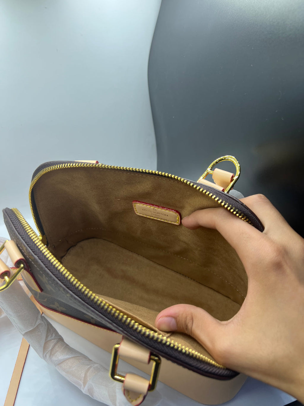 Sac Lv Alma BB Toile Monogram