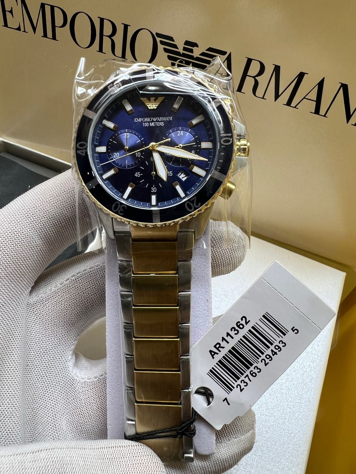 Montre quartz Homme Emporio Armani Bleu
AR11362