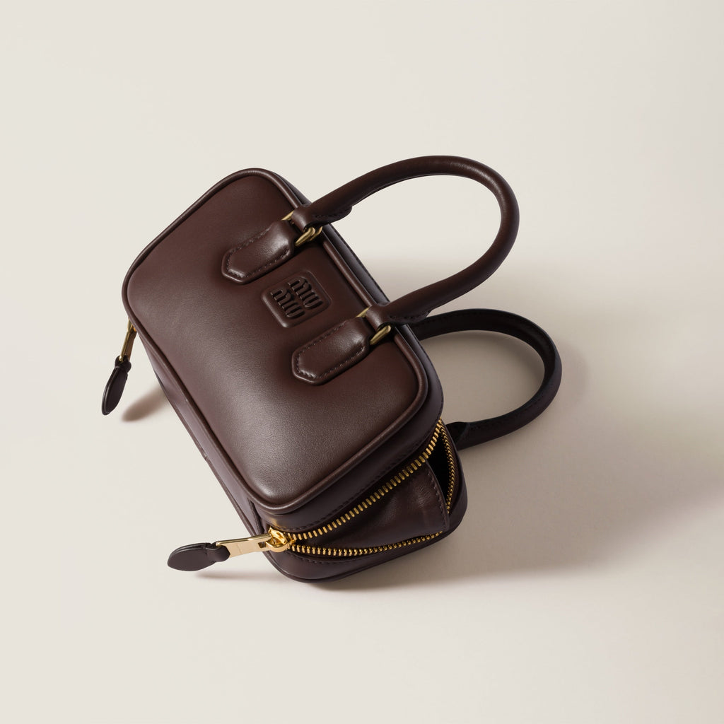 Mini-sac en semi cuir Arcadie