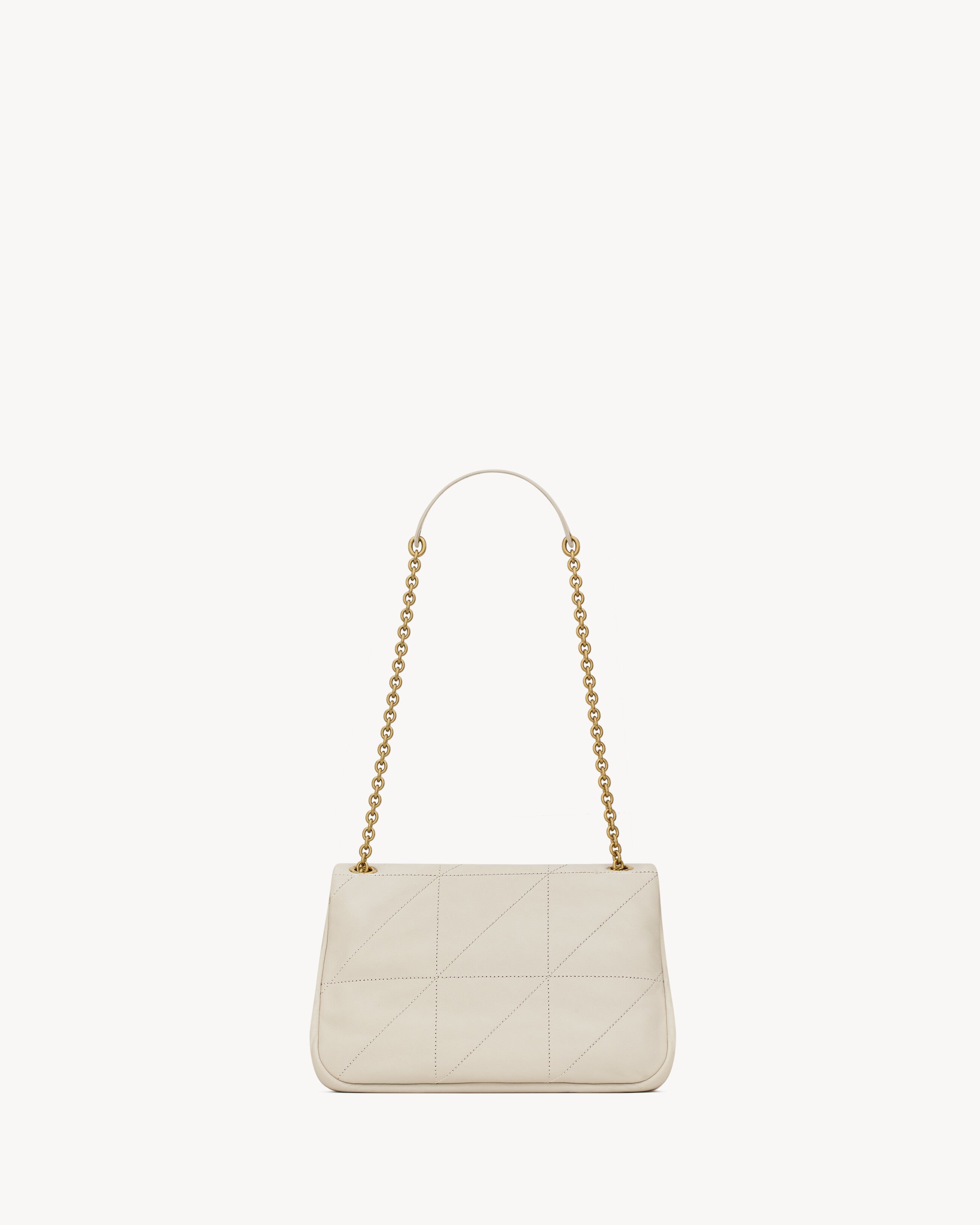 Sac Ysl JAMIE 4.3 SMALL EN D’AGNEAU Blanc