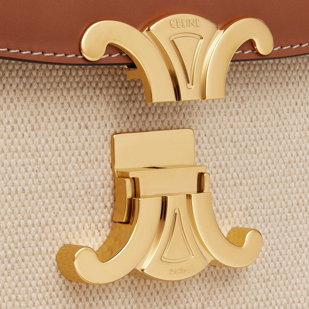 SAC TRIOMPHE CLASSIQUE TEXTILE ET VEAU