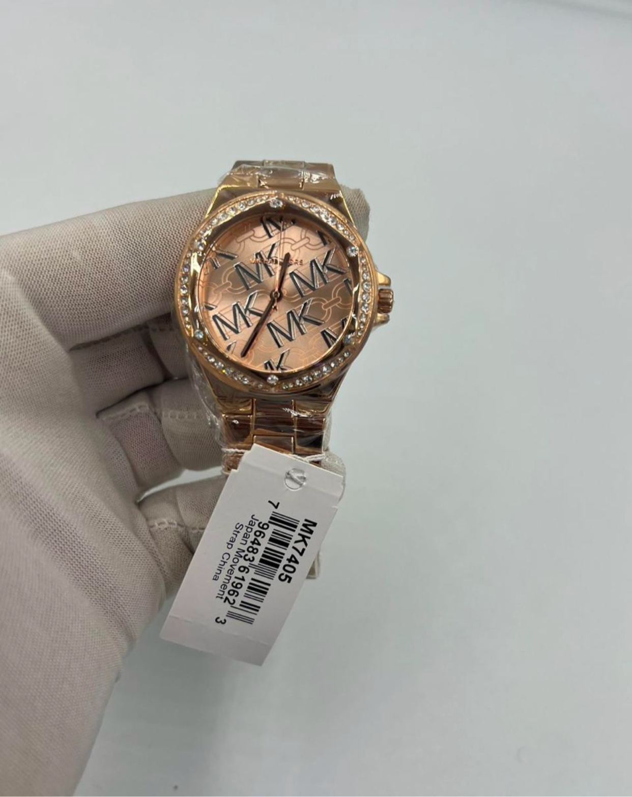 Montre Lennox de Michael Kors à trois aiguilles en acier inoxydable, doré rose