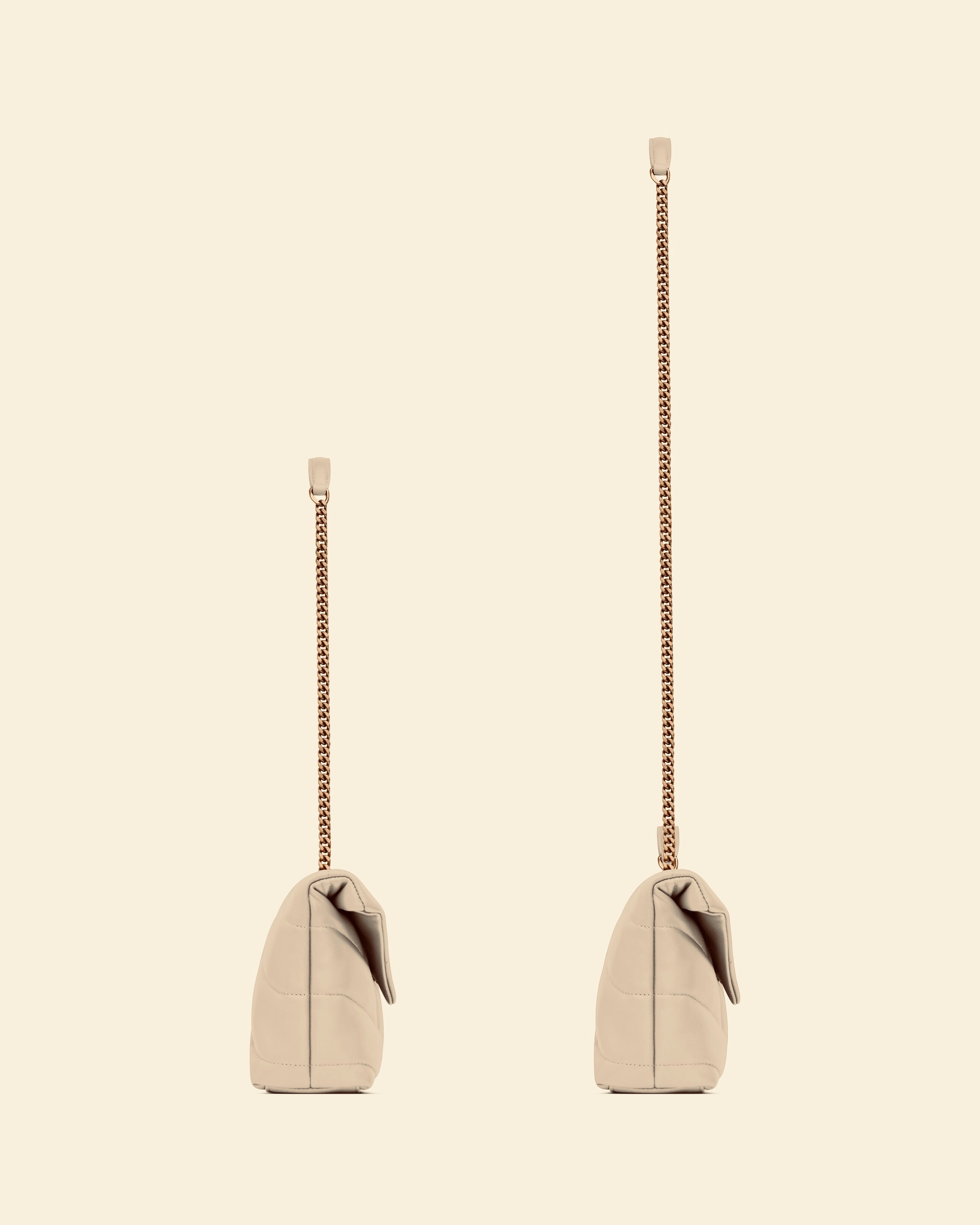 SAC YSL PUFFER TOY D'AGNEAU
BEIGE