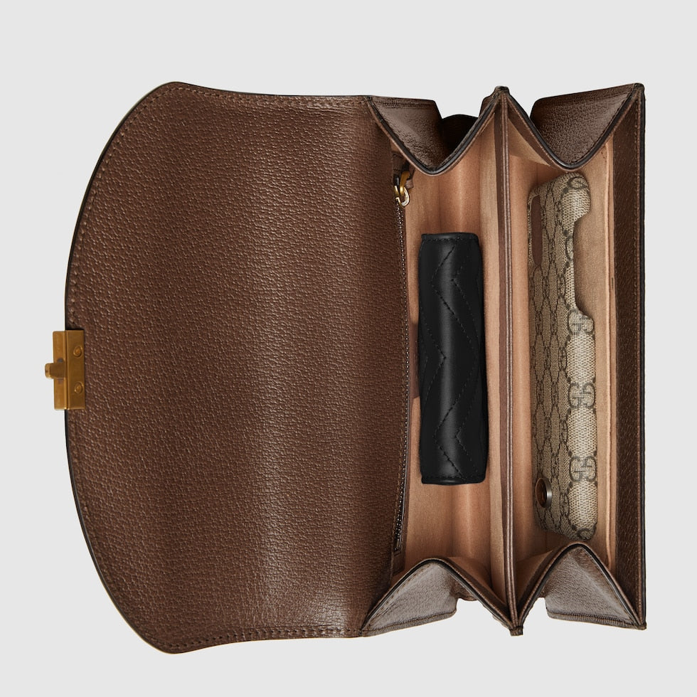 SAC OPHIDIA MINI À POIGNÉE SUPÉRIEURE AVEC TOILE