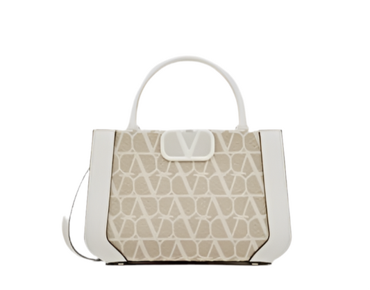 Sac à main moyen V Logo Signature Toile Iconograph