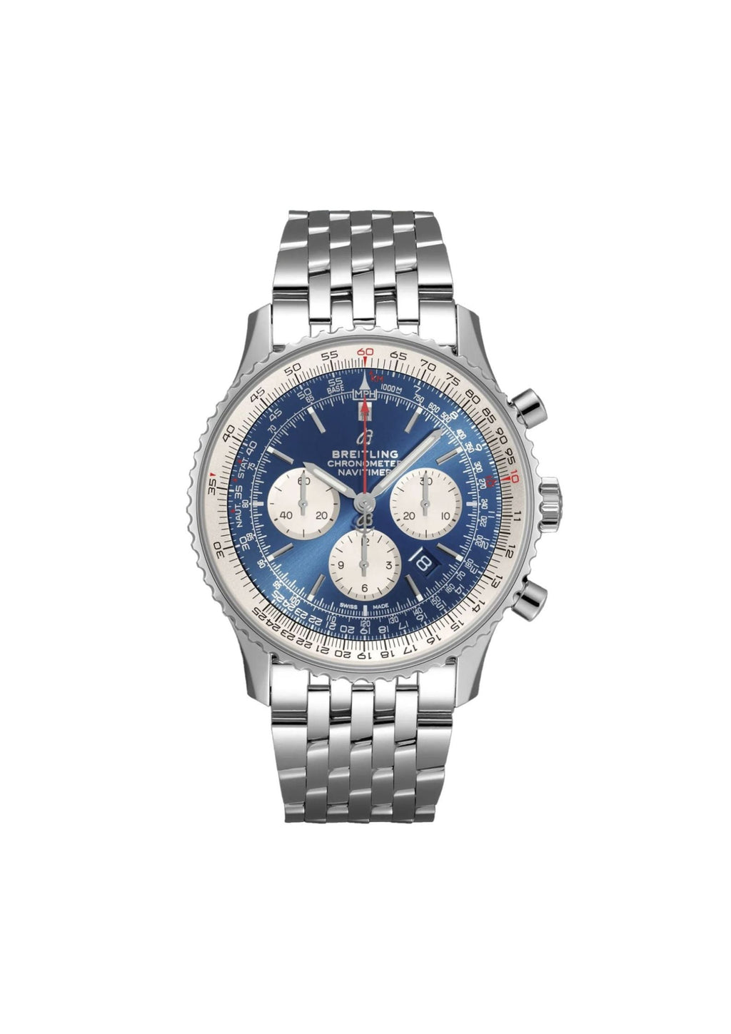 NAVITIMER B01 CHRONOGRAPH-GRIS/BLEU