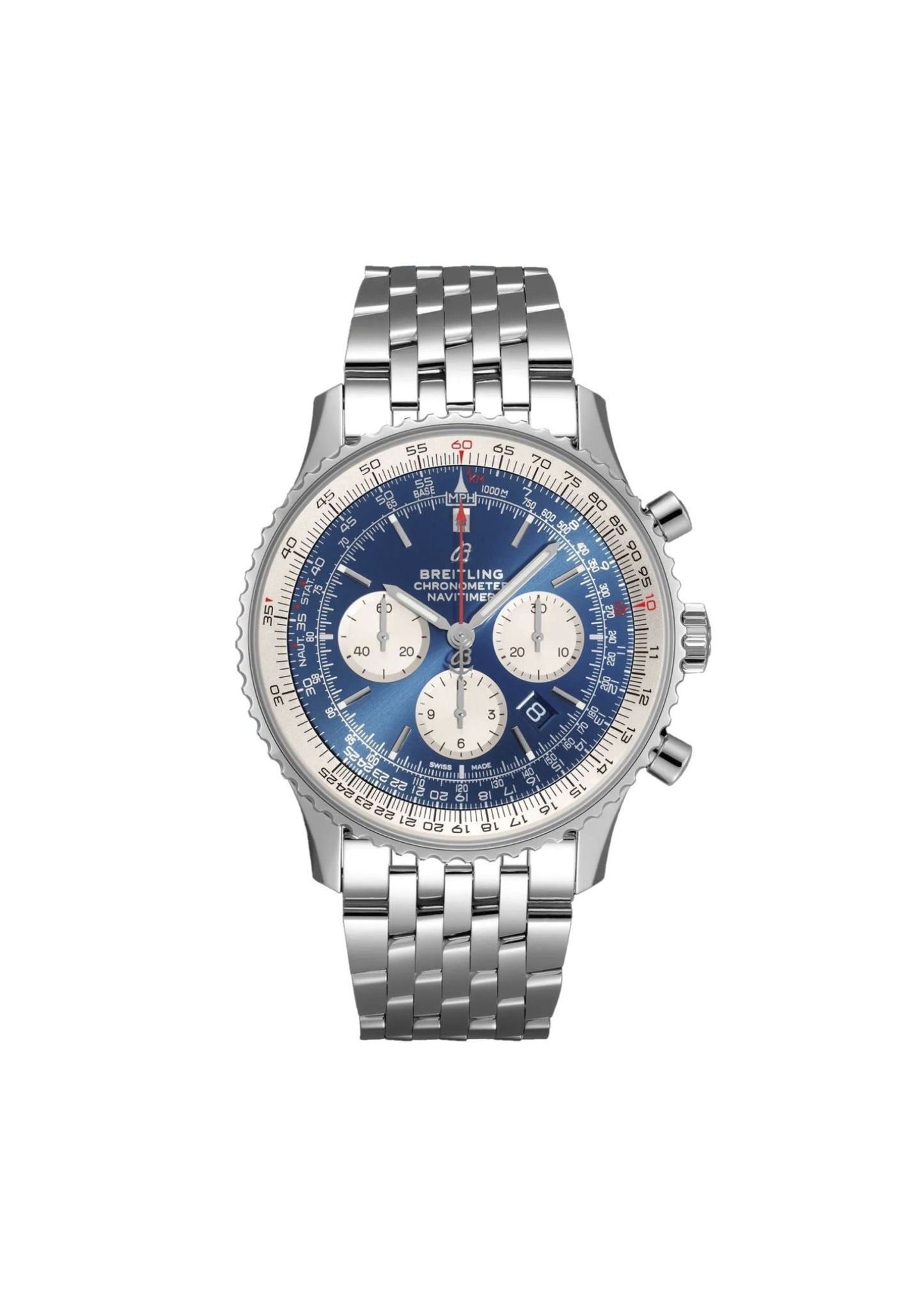 NAVITIMER B01 CHRONOGRAPH-GRIS/BLEU