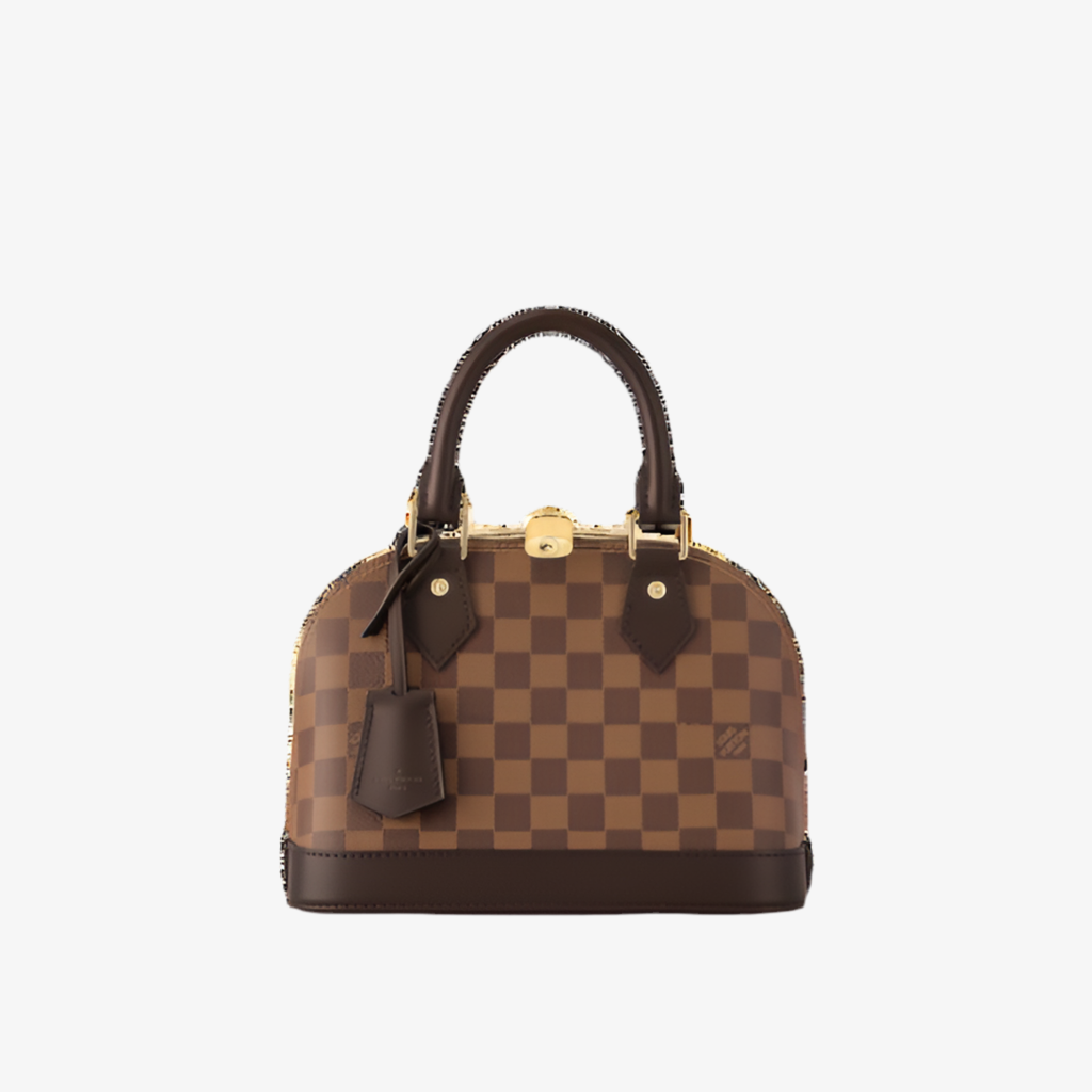 Sac Lv Alma BB Toile Damier