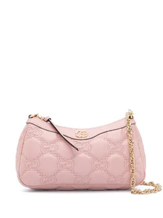 Sac à bandoulière En Matelassé Rose GG Pour femme