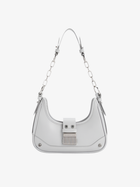 Sac hobo avec ceinture Winslet - Gris clair