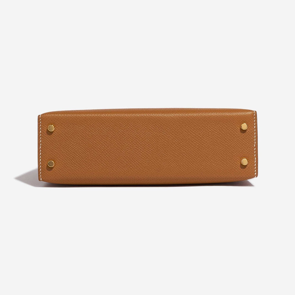 Sac bandoulière Kelly Sellier 25 Hermès Veau Epsom Gold