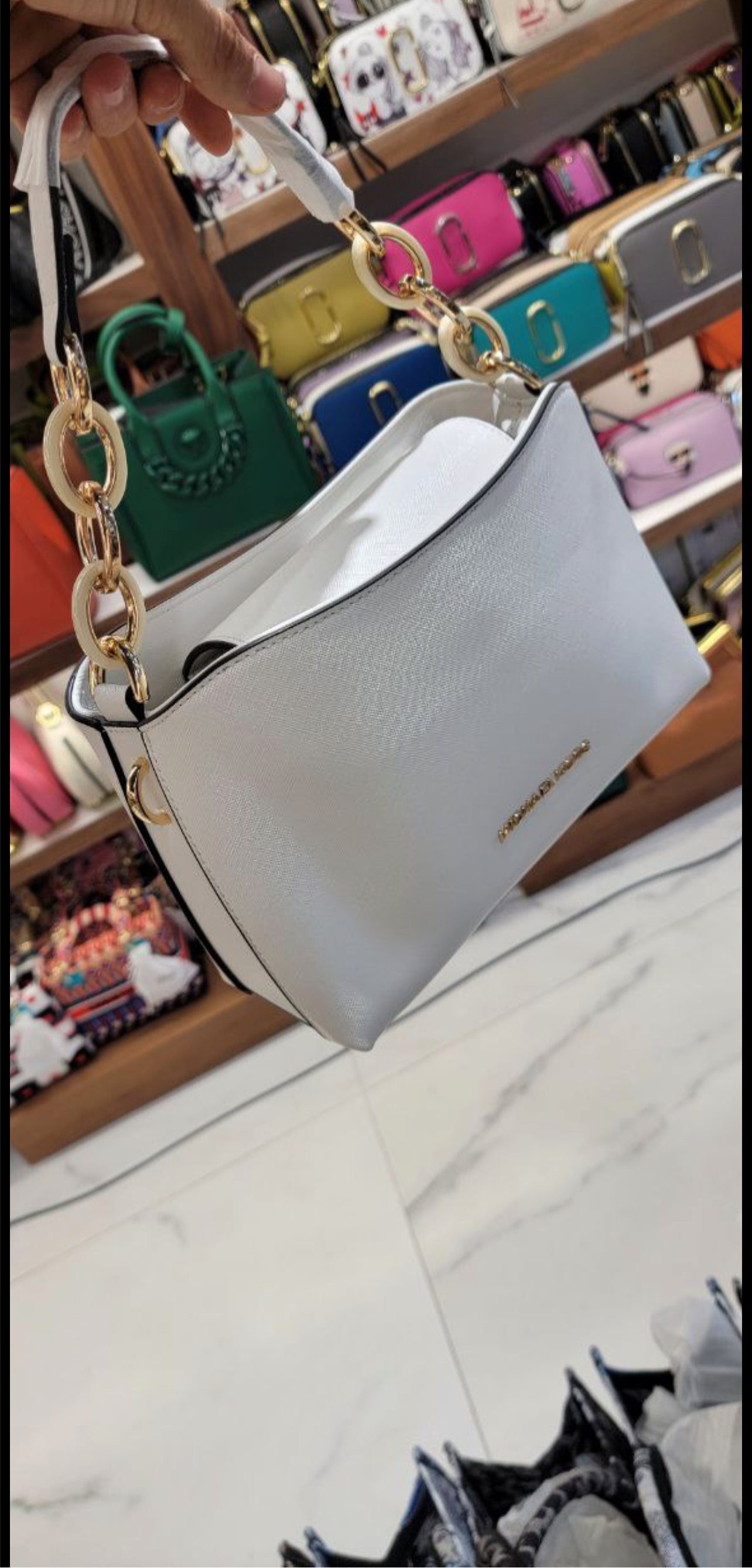 MICHAEL MICHAEL KORS Portia small Blanc