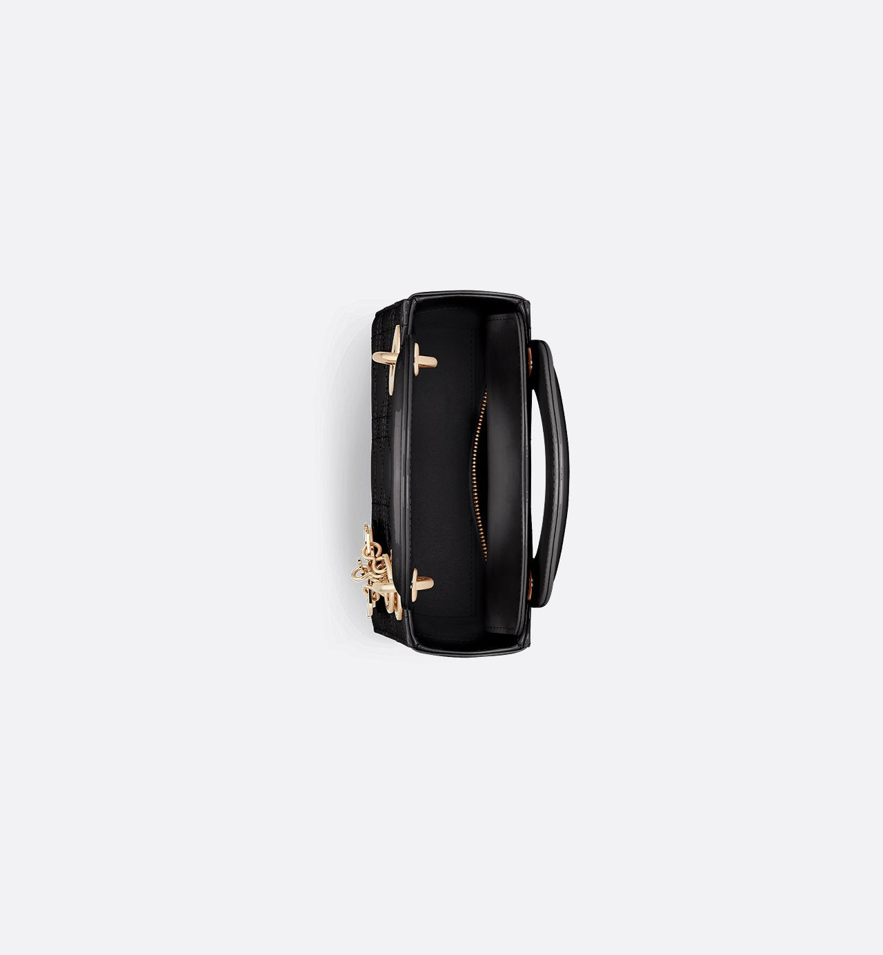 Sac Lady Dior Mini verni noir