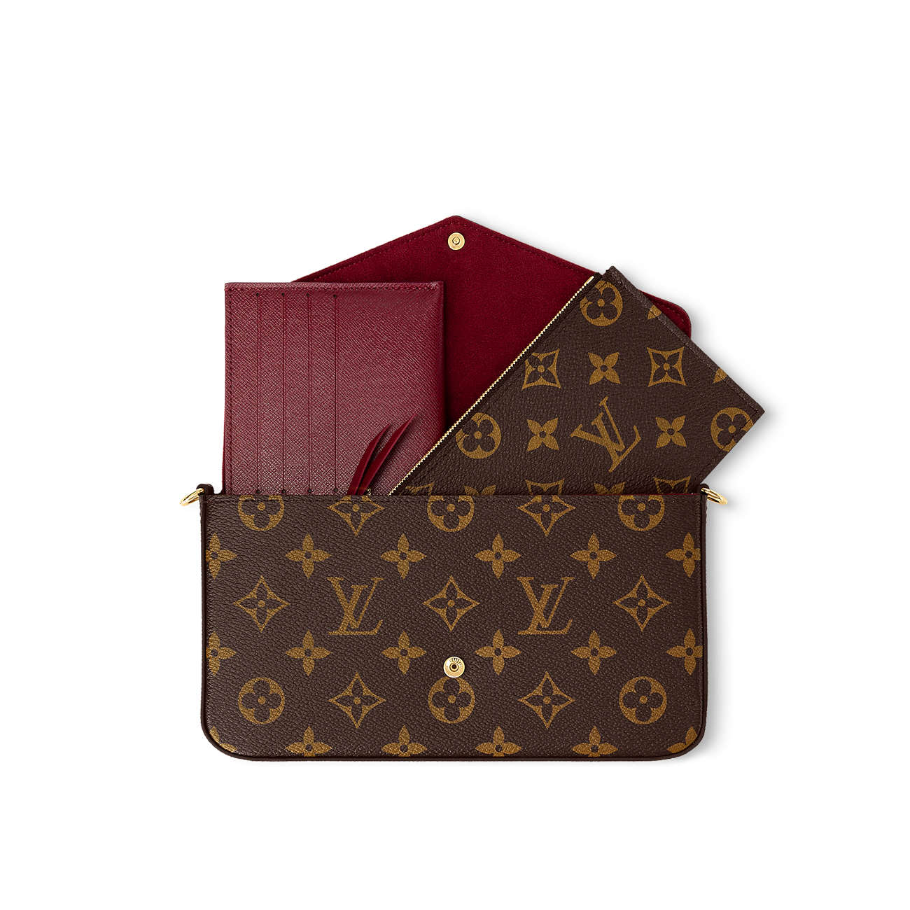 Félicie Pochette Lv Monogram Canvas