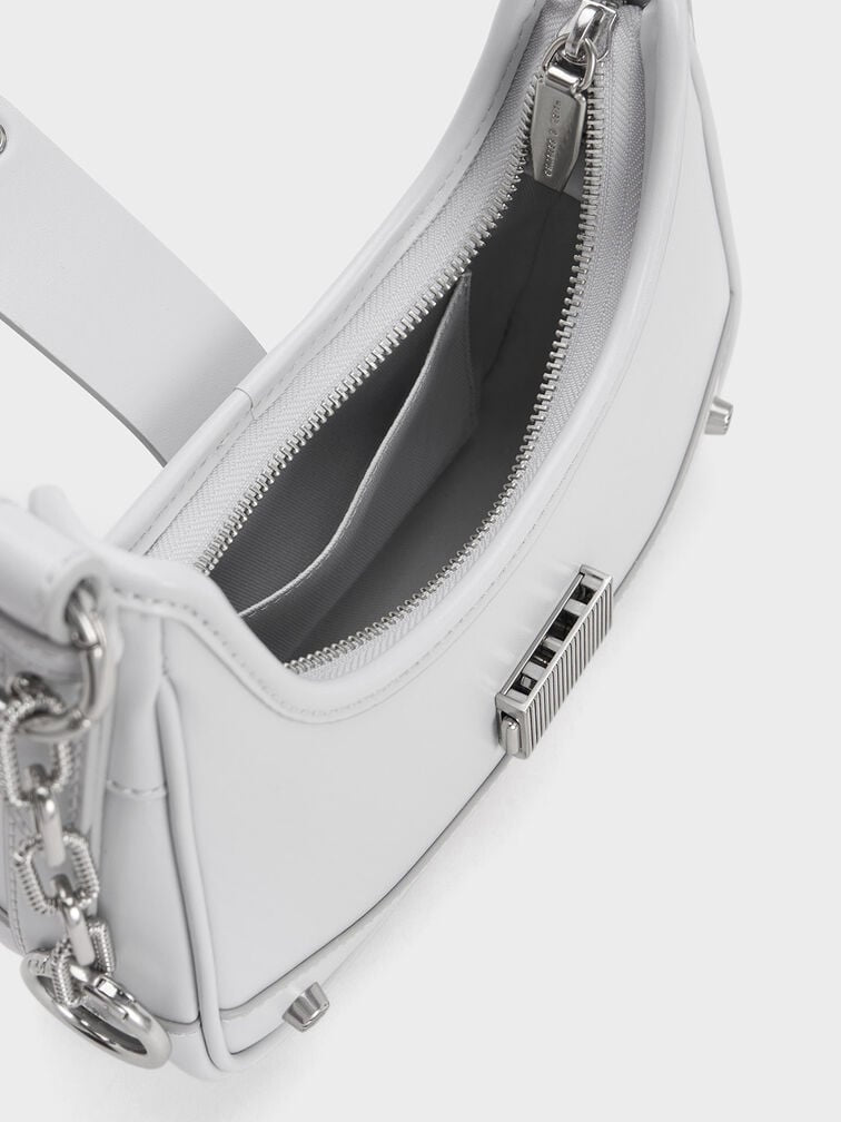 Sac hobo avec ceinture Winslet - Gris clair