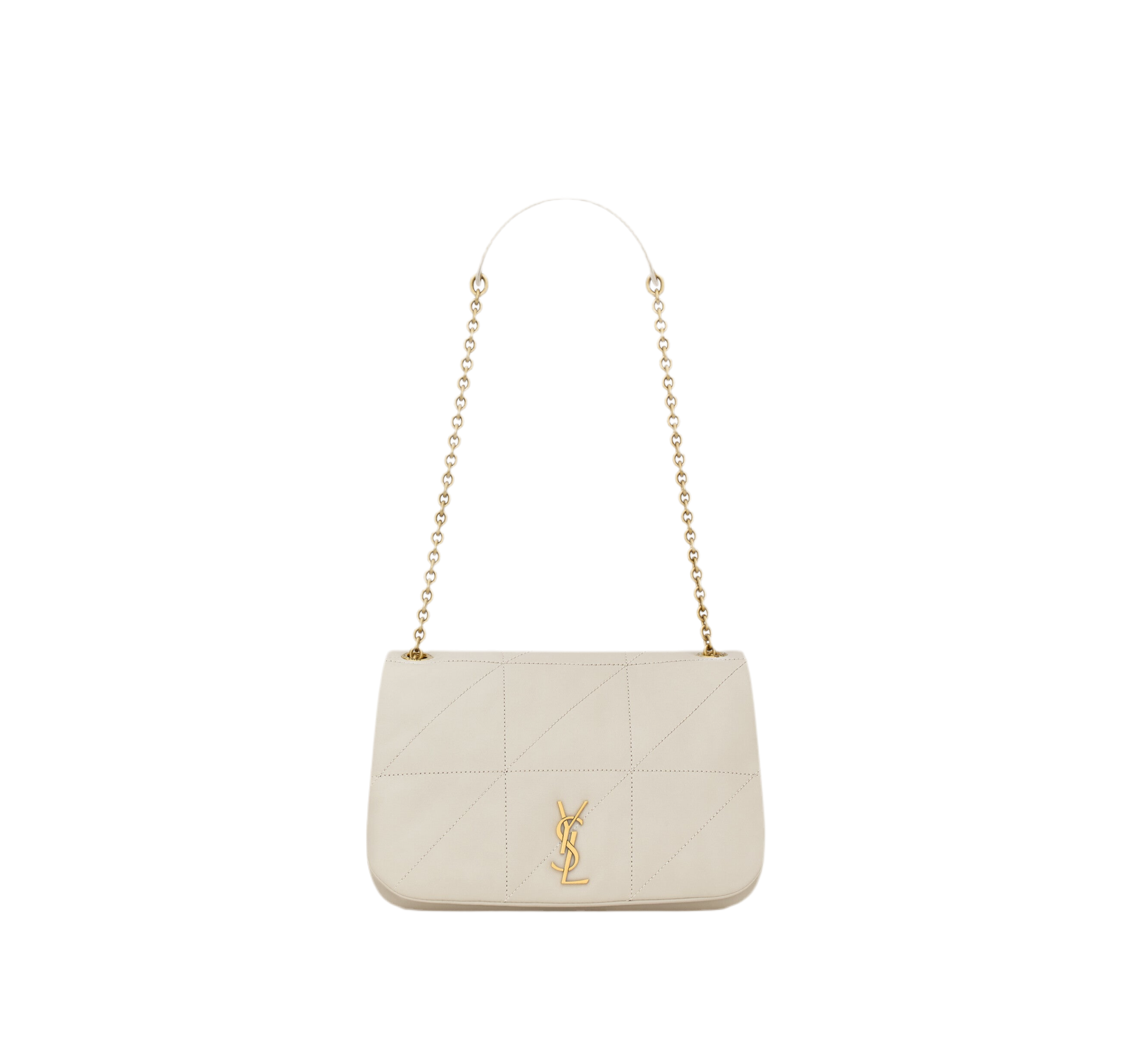 Sac Ysl JAMIE 4.3 SMALL EN D’AGNEAU Blanc