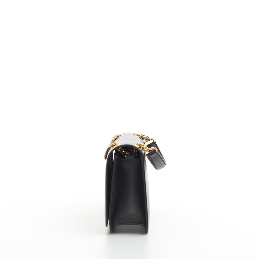 SAC A MAIN CELINE TRIOMPHE FRAME CUIR NOIR BANDOULIERE