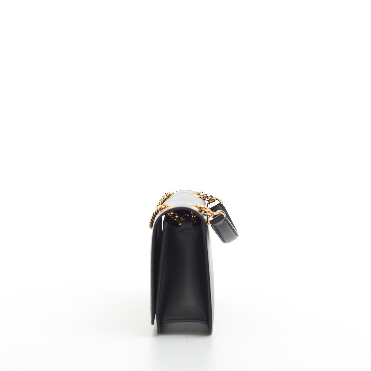 SAC A MAIN CELINE TRIOMPHE FRAME CUIR NOIR BANDOULIERE