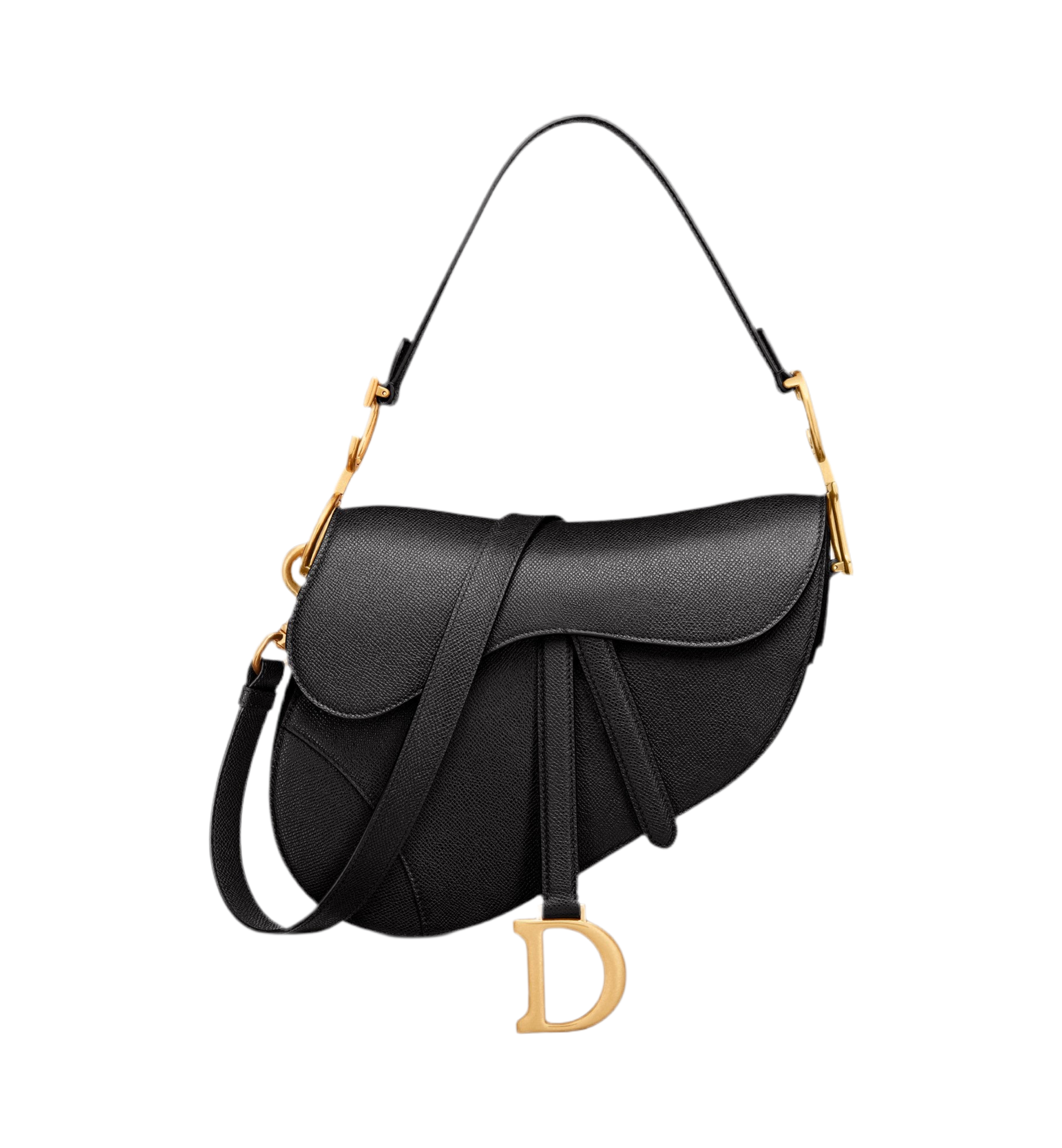 Sacoche Dior de selle avec sangle noir