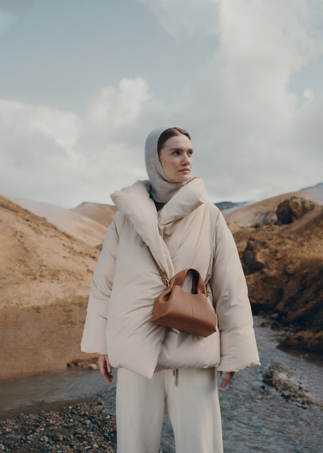 SAC POLÉNE EDITION CAMEL GRAINÉ