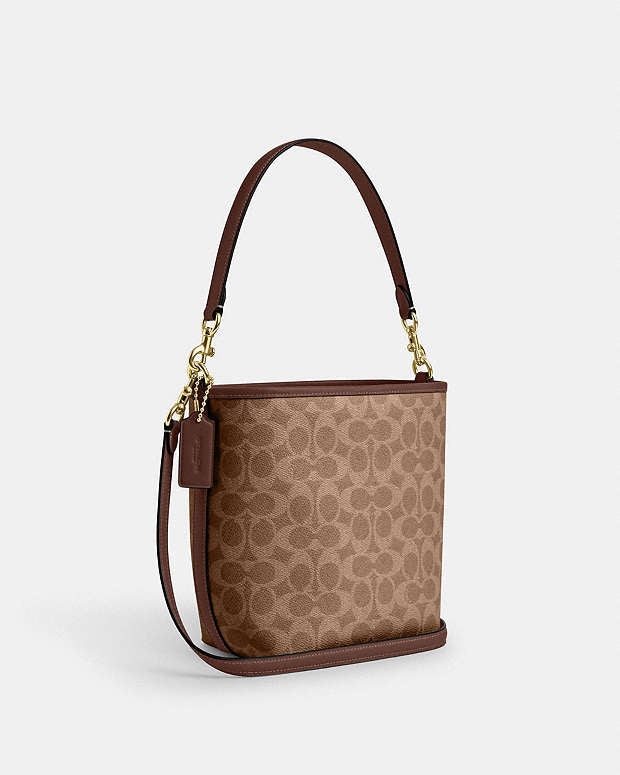 Sac seau Ville en toile signature