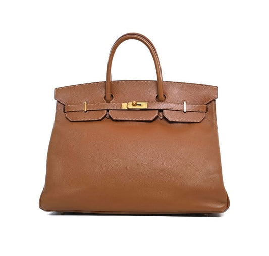 Hermès BIRKIN 35 LEATHER HANDBAG