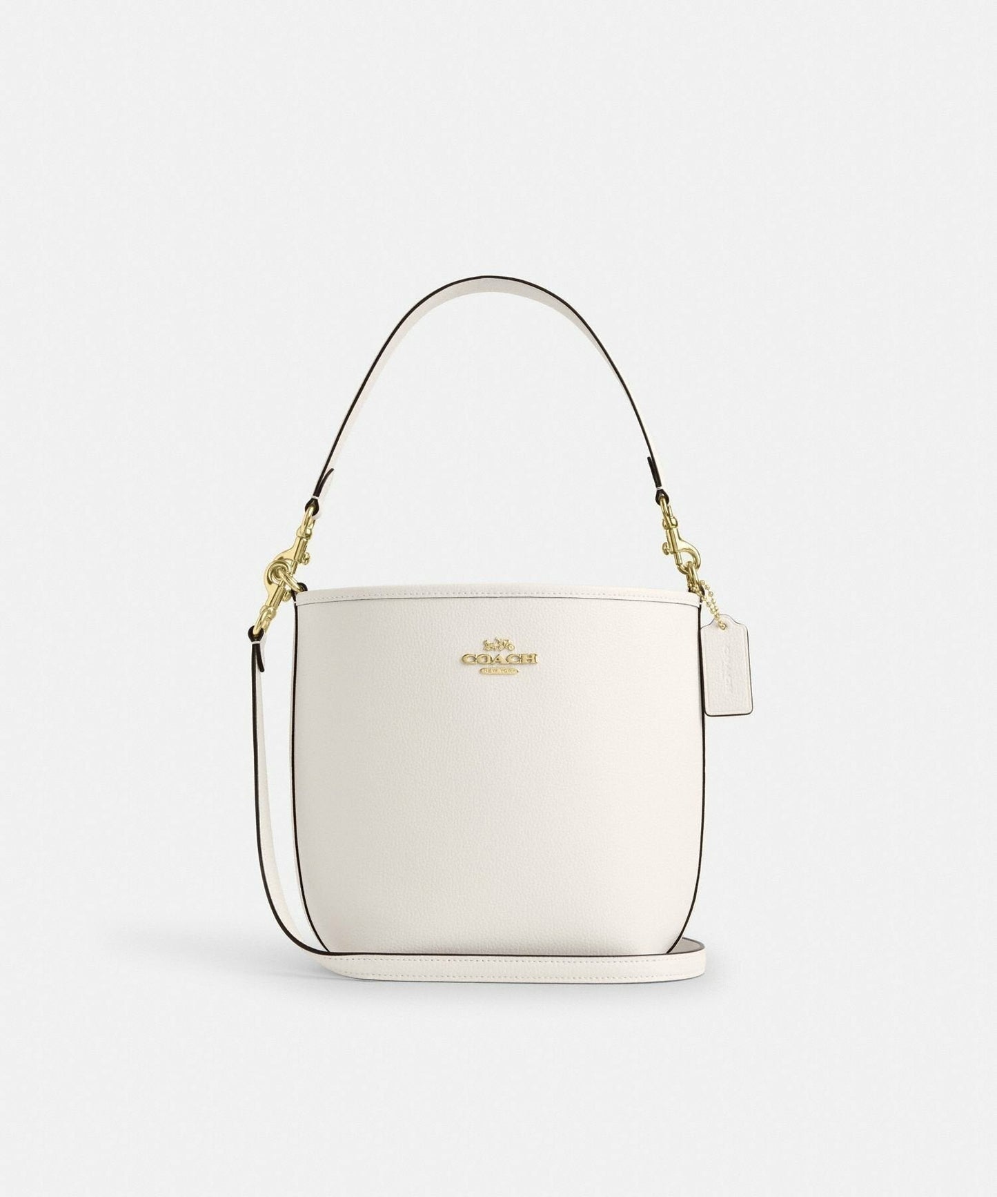 Sac seau Ville en toile signature en blanc