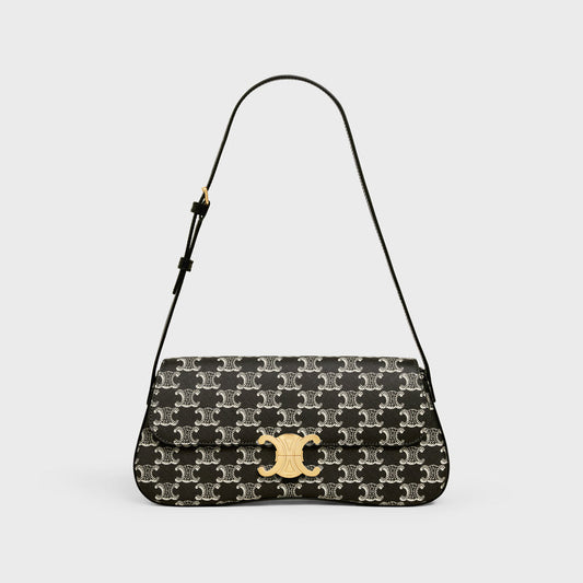 SAC CELINE LOLA MOYEN MODELE TOILE TRIOMPHE TWO-TONE