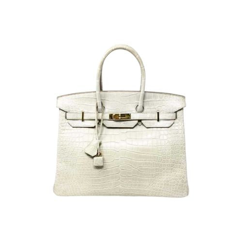 BIRKIN 35 HERMES CROCO BEIGE