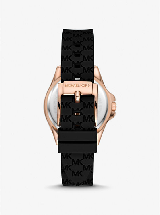 Montre Michael Kors Mini Pilot MK7373 chronographe bracelet en silicone