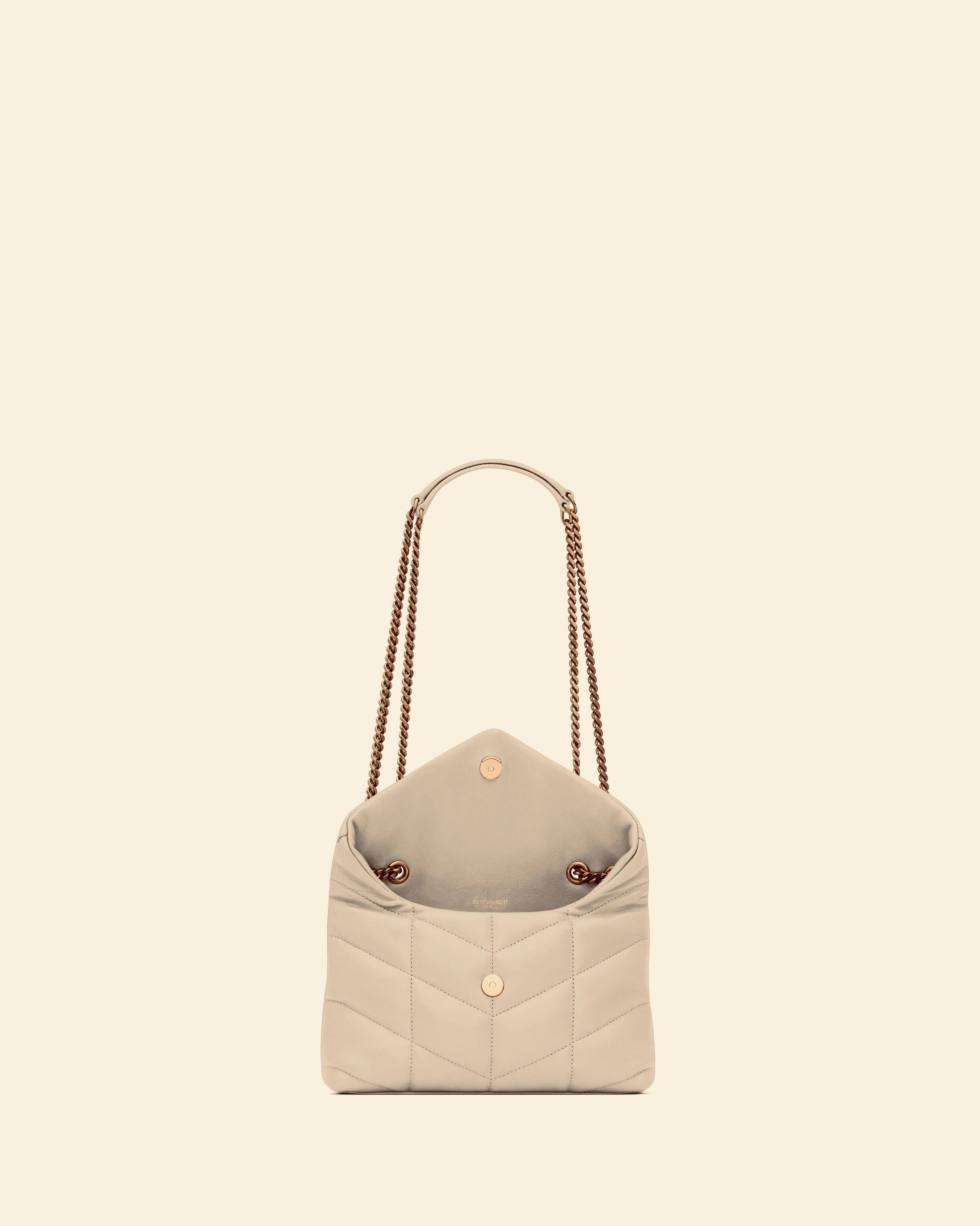 SAC YSL PUFFER TOY D'AGNEAU
BEIGE