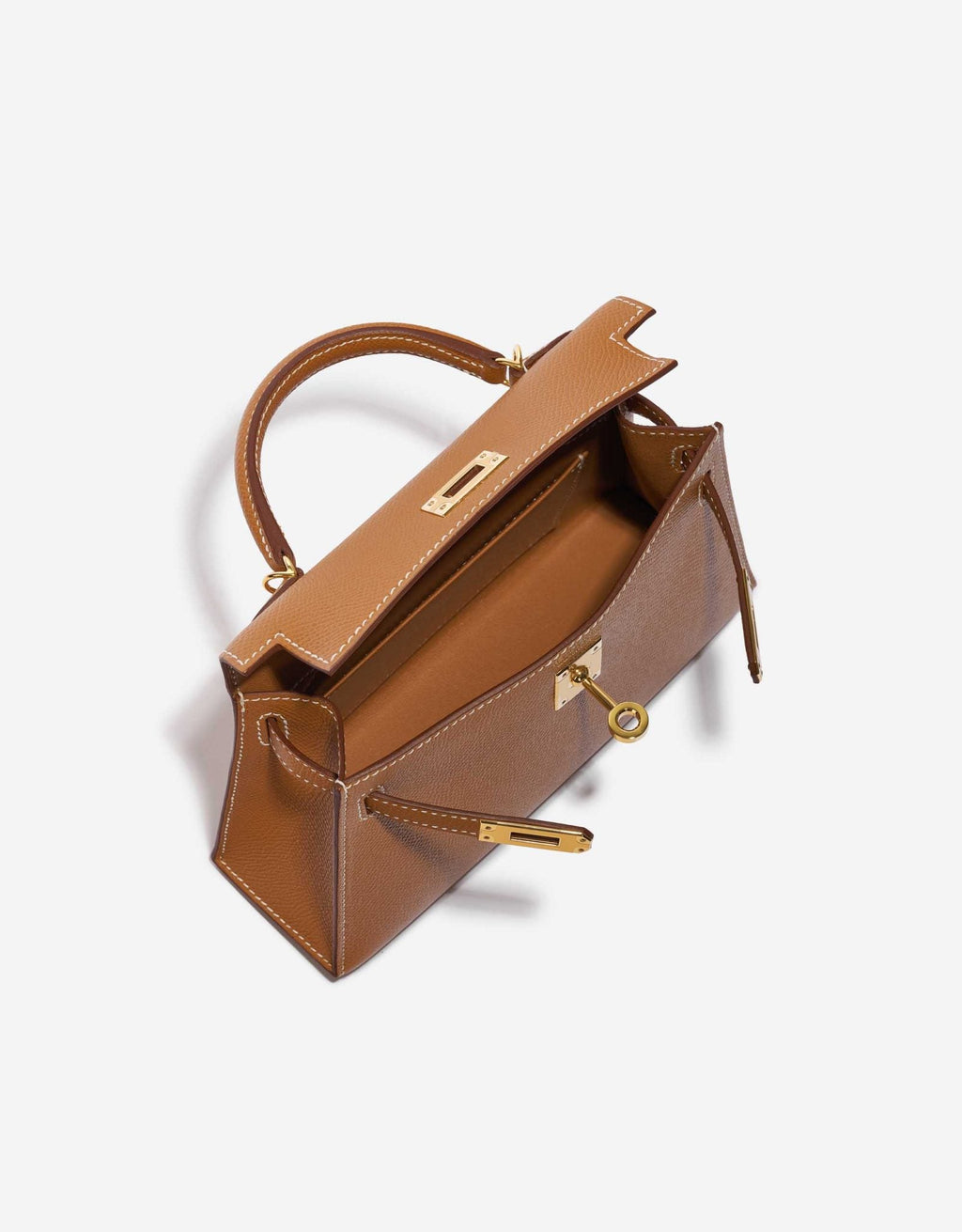 Sac bandoulière Kelly Sellier 25 Hermès Veau Epsom Gold