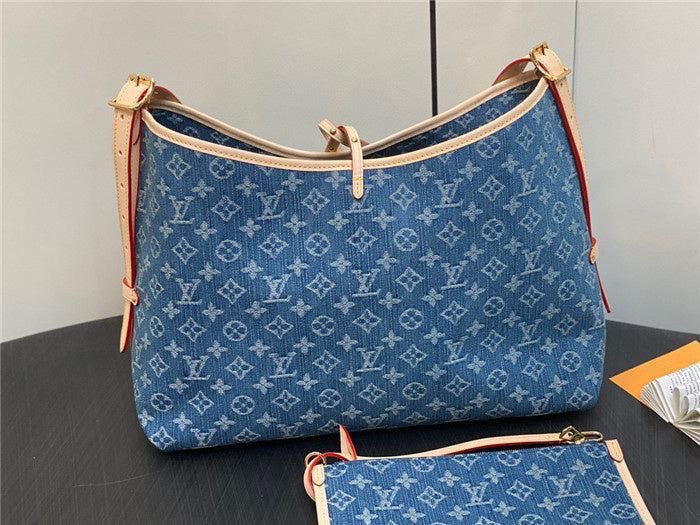 Sac LV CarryAll MM Bleu Denim