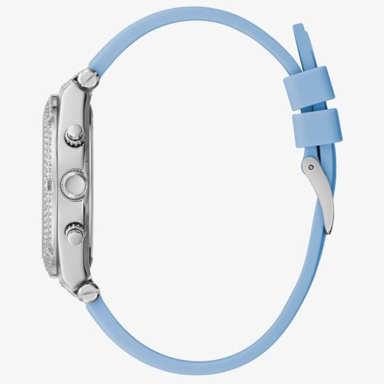 Montre Heiress avec bracelet en caoutchouc bleu
GW0407L1