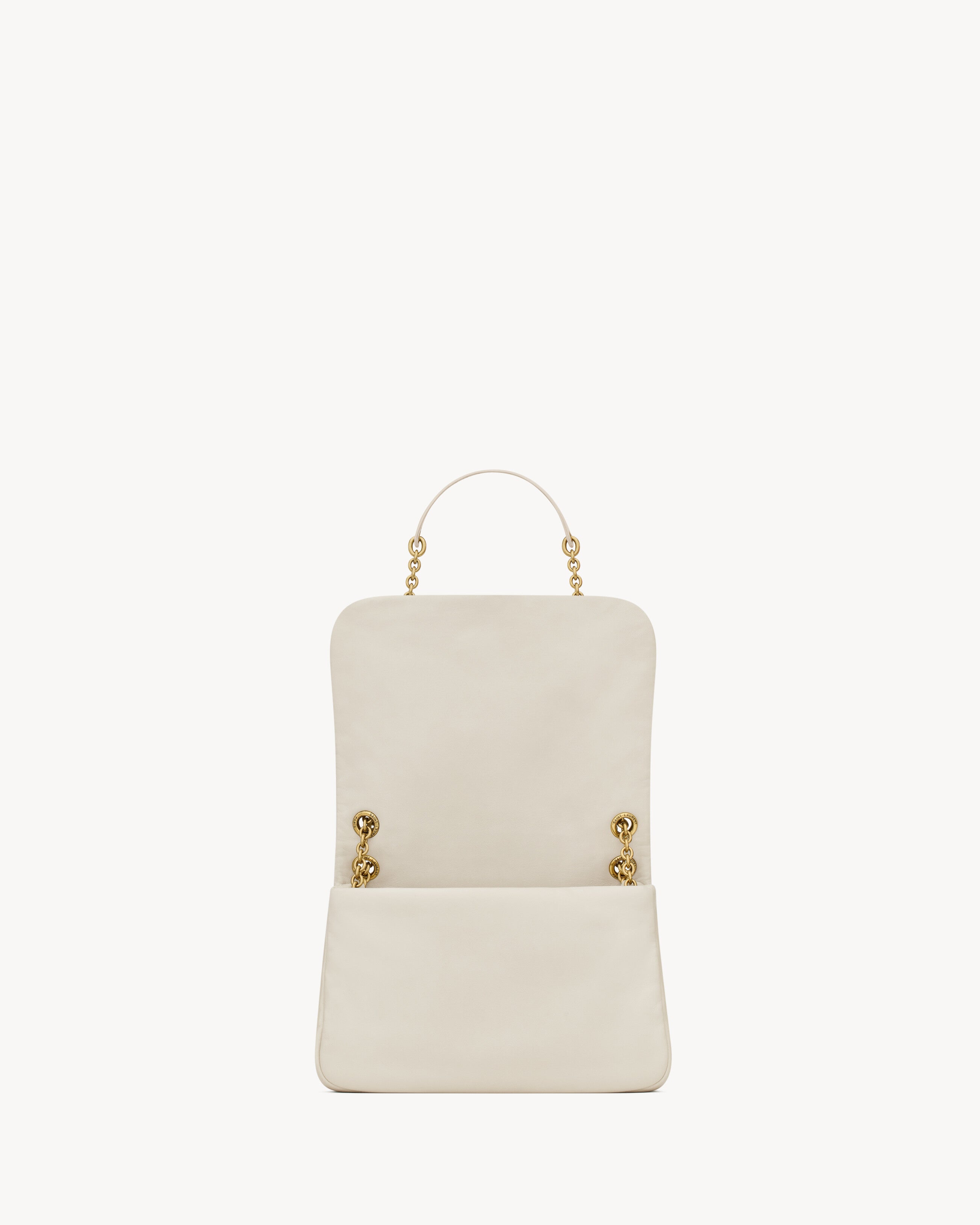 Sac Ysl JAMIE 4.3 SMALL EN D’AGNEAU Blanc