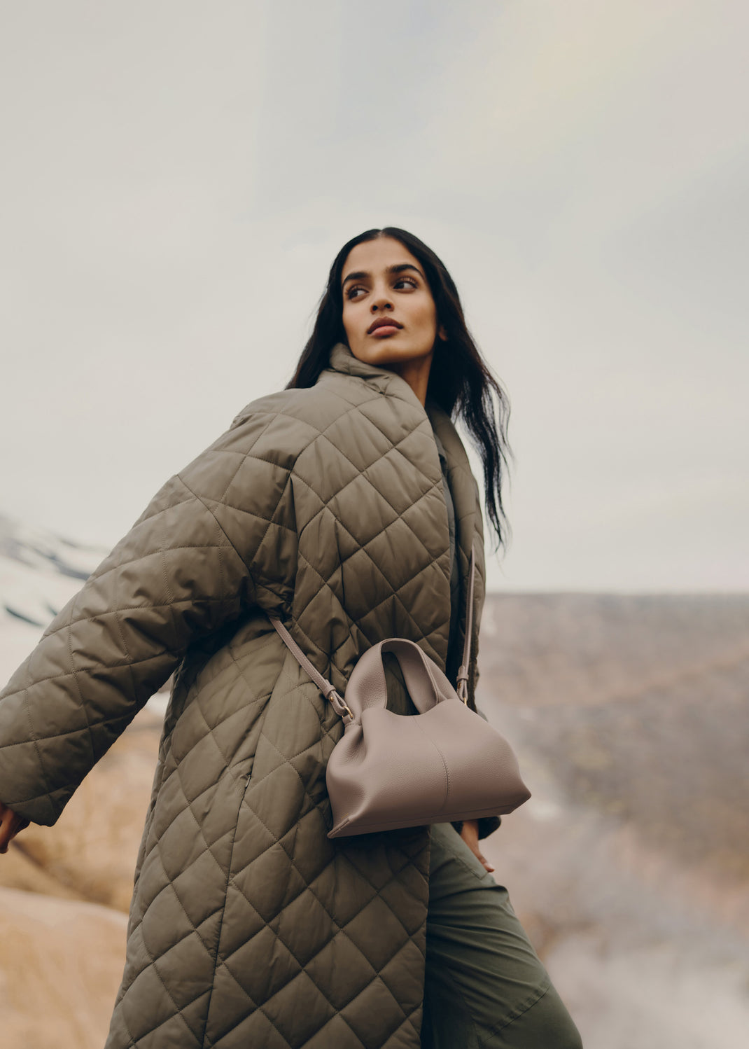 SAC POLÉNE EDITION TAUPE GRAINÉ