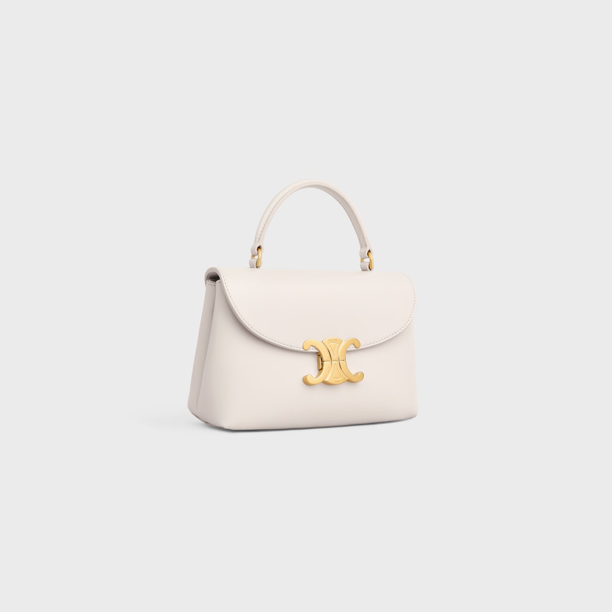 SAC NINO TEEN VEAU SOUPLE GRAINÉ EN BLANC