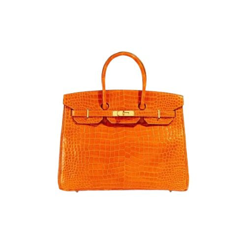 BIRKIN 35 HERMES CROCO ORANGE