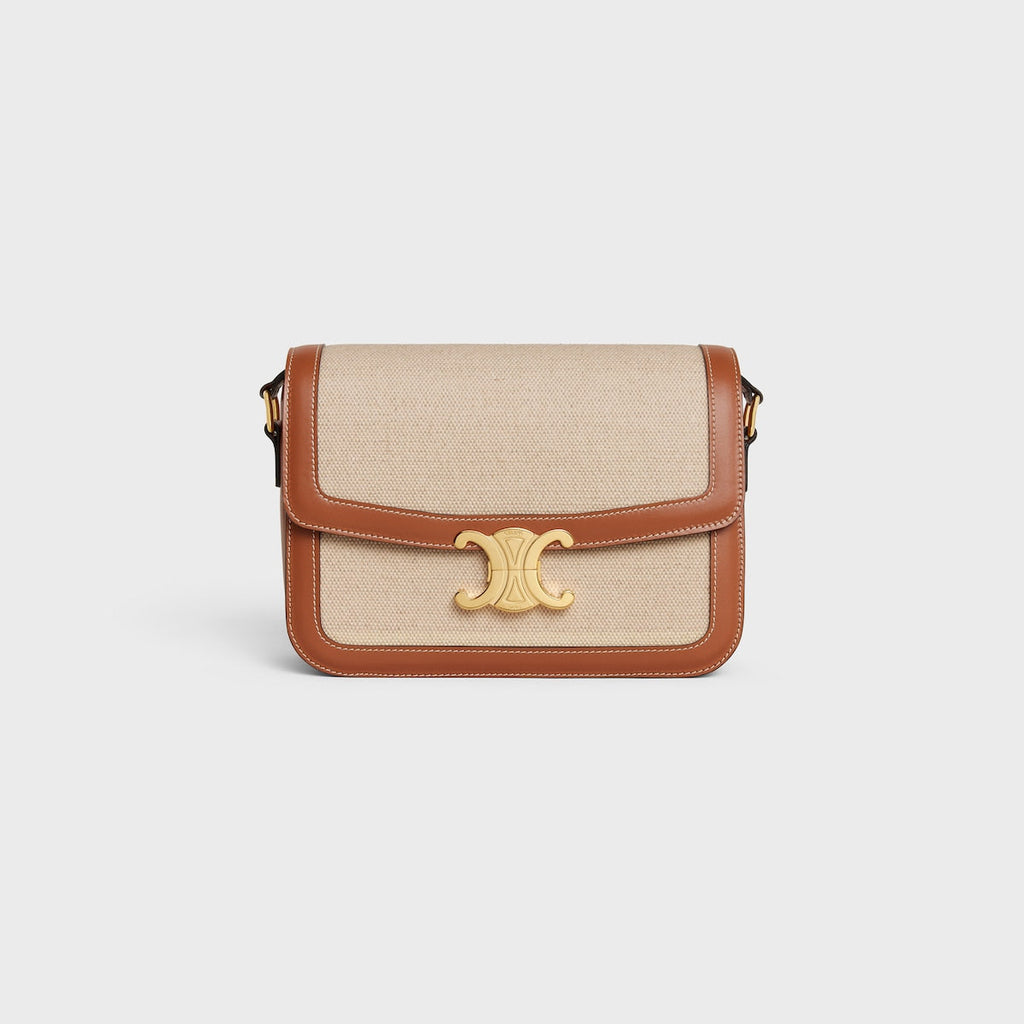 SAC TRIOMPHE CLASSIQUE TEXTILE ET VEAU