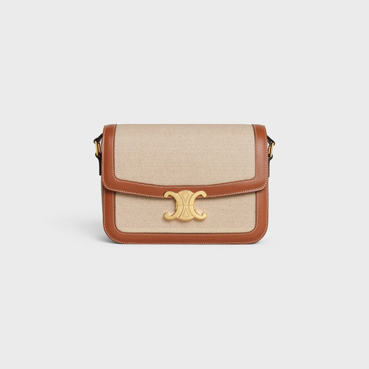 SAC TRIOMPHE CLASSIQUE TEXTILE ET VEAU