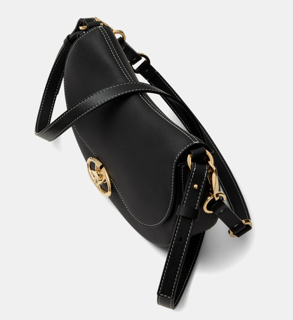 Sac Valentino Garavani besace Ohval en cuir