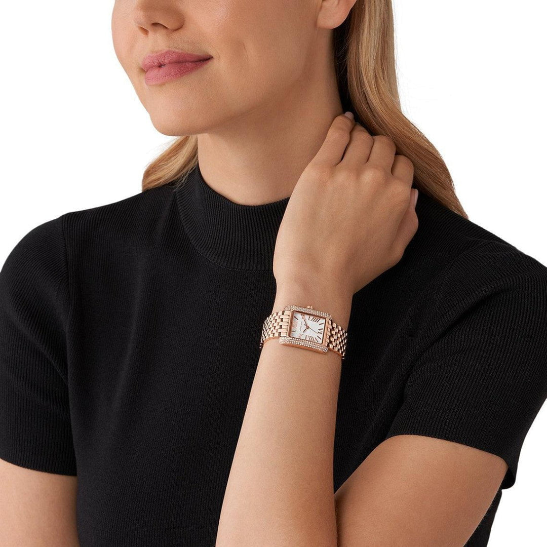 MONTRE MK FEMME EMERY EN ACIER DORÉ ROSE MK4743