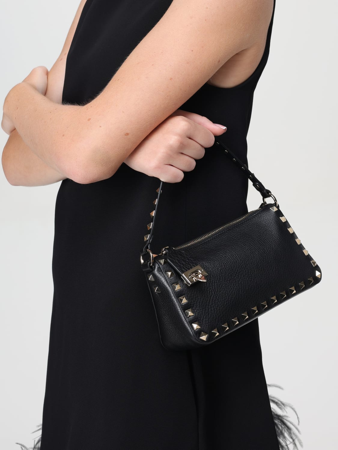 Sac porté épaule femme Valentino Garavani En Vrai Cuir