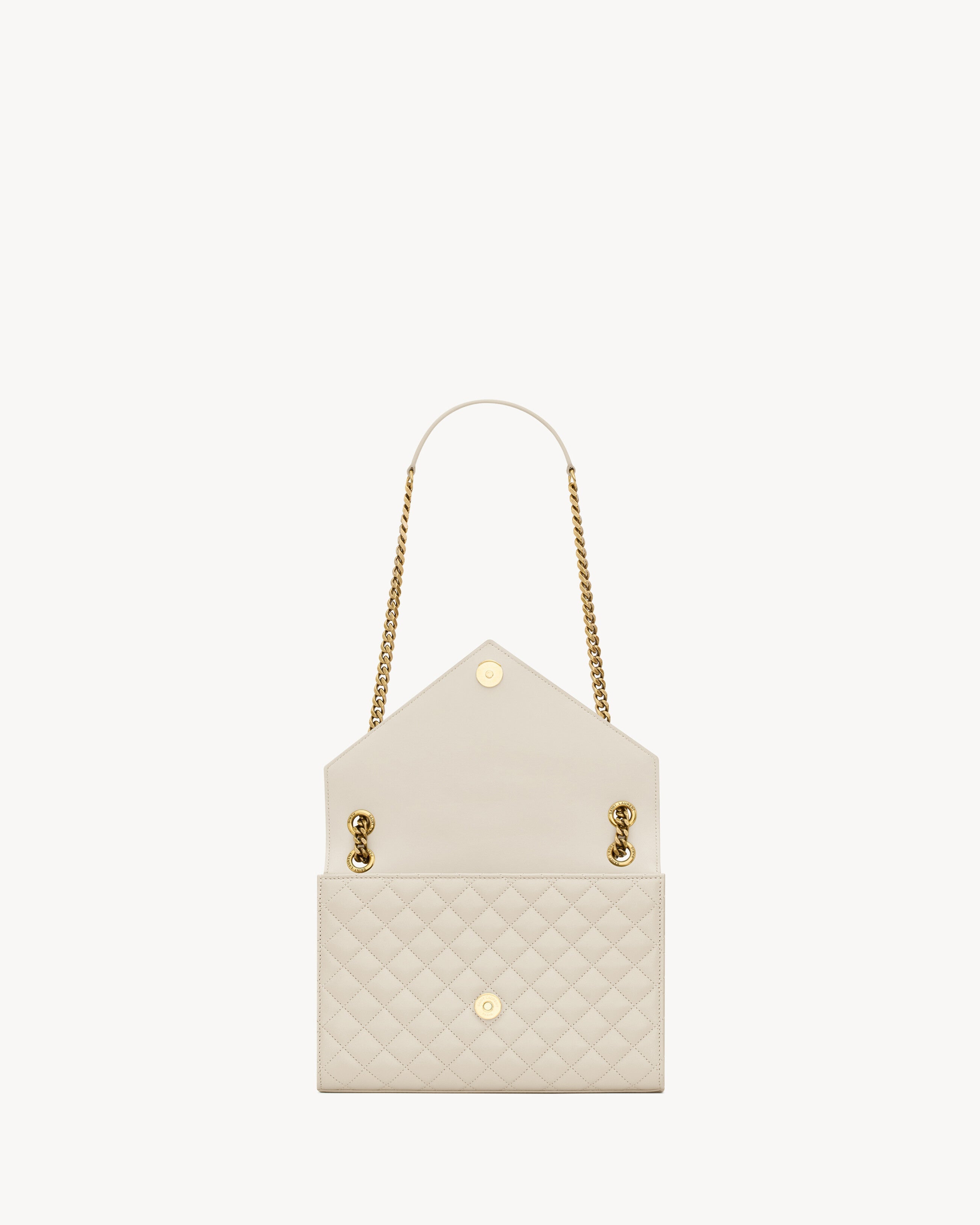 SAC YSL ENVELOPE MEDIUM EN D’AGNEAU MATELASSÉ
BLANC VINTAGE