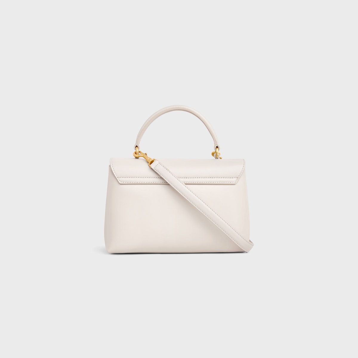 SAC NINO TEEN VEAU SOUPLE GRAINÉ EN BLANC