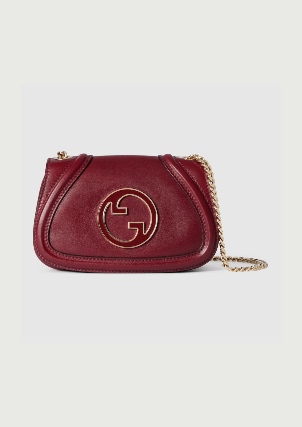 SAC À ÉPAULE GUCCI BLONDIE PETIT FORMAT EN BORDEAUX