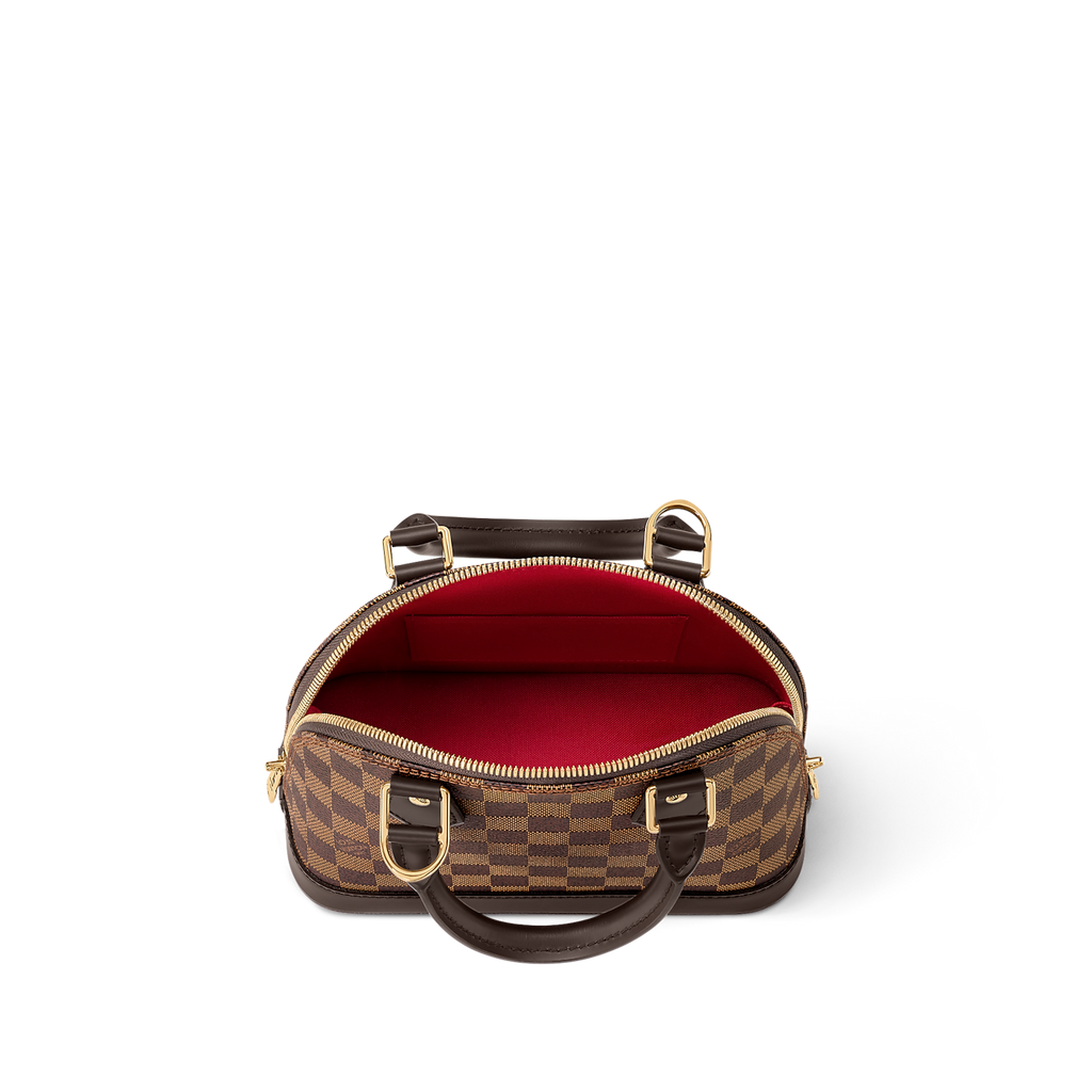 SAC À MAIN ALMA BB DAMIER EN VRAI CUIR