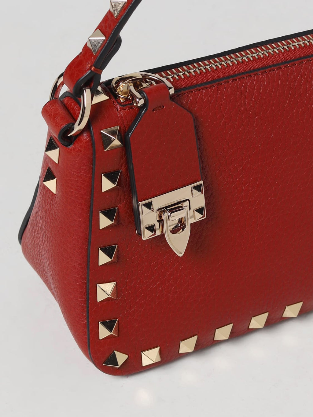 Sac porté épaule femme Valentino Garavani Rouge En Vrai Cuir