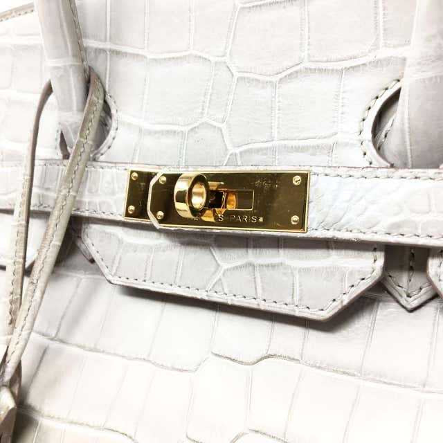 BIRKIN 35 HERMES CROCO BEIGE