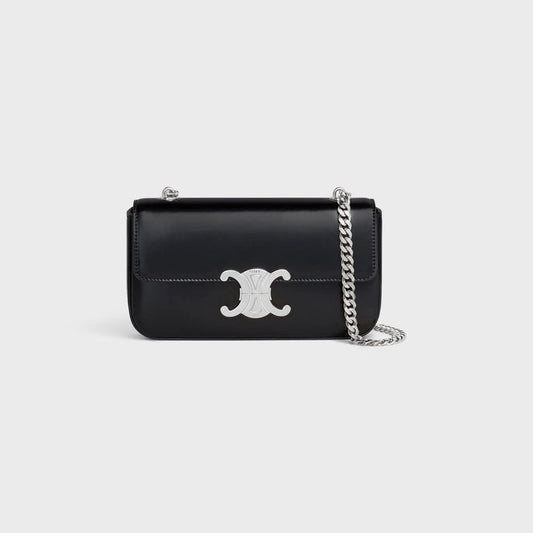 SAC À BANDOULIÈRE CHAÎNE CLAUDE DE VEAU BRILLANT